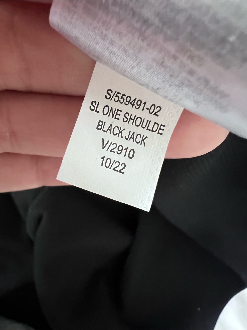 Old Navy Black One Shoulder Tie Ribbed Midi Dress size M - Picture 12 of 14